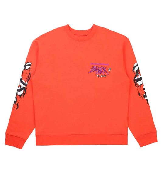 Chrome Hearts Matty Boy 'Sadistic Lipstick' Crewneck Red