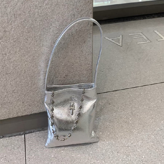 Chrome Heart Leather Chain Shoulder