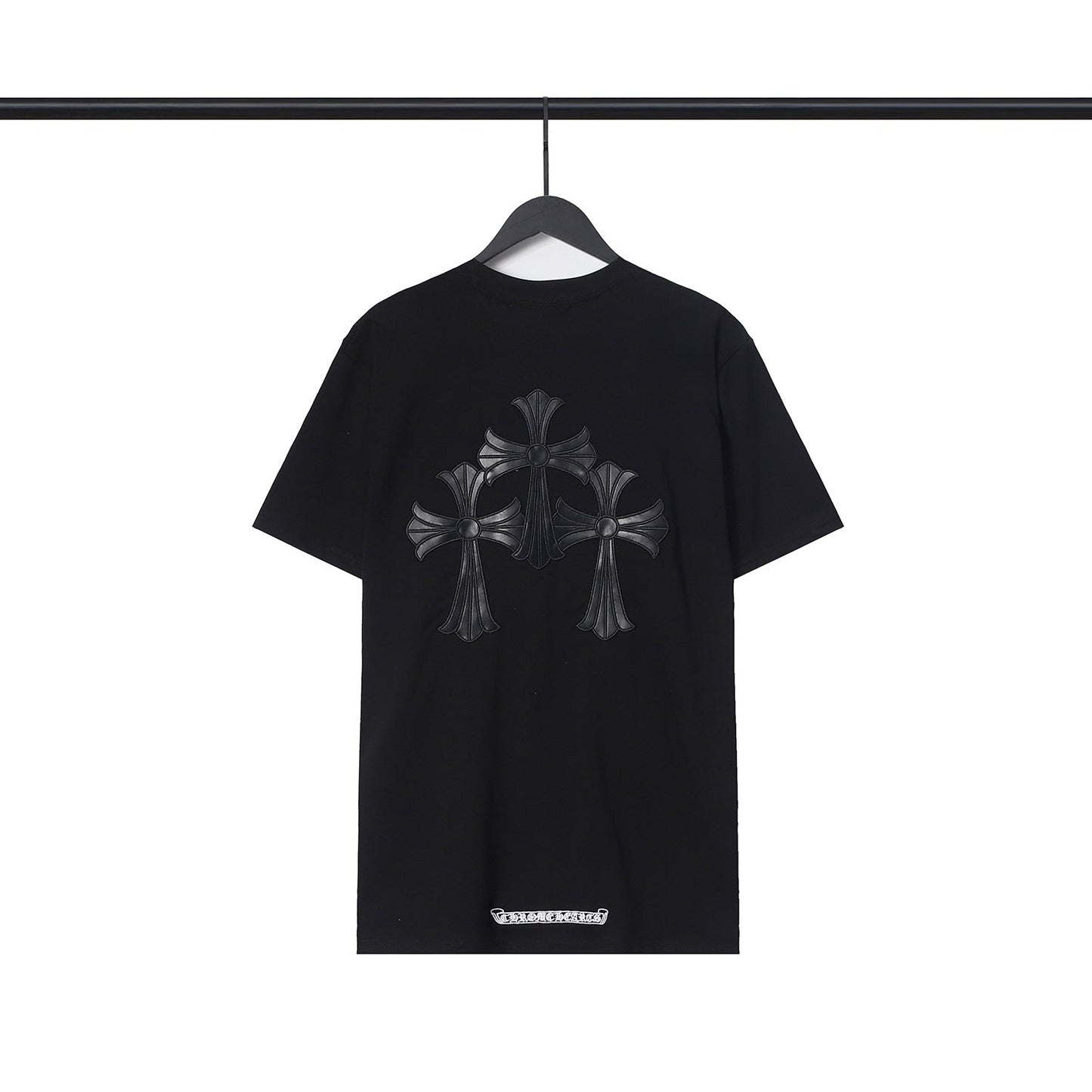 CHH Chrome Heart T Shirts Chrome Hearts Sanskrit Horseshoe Short Sleeve T-Shirt