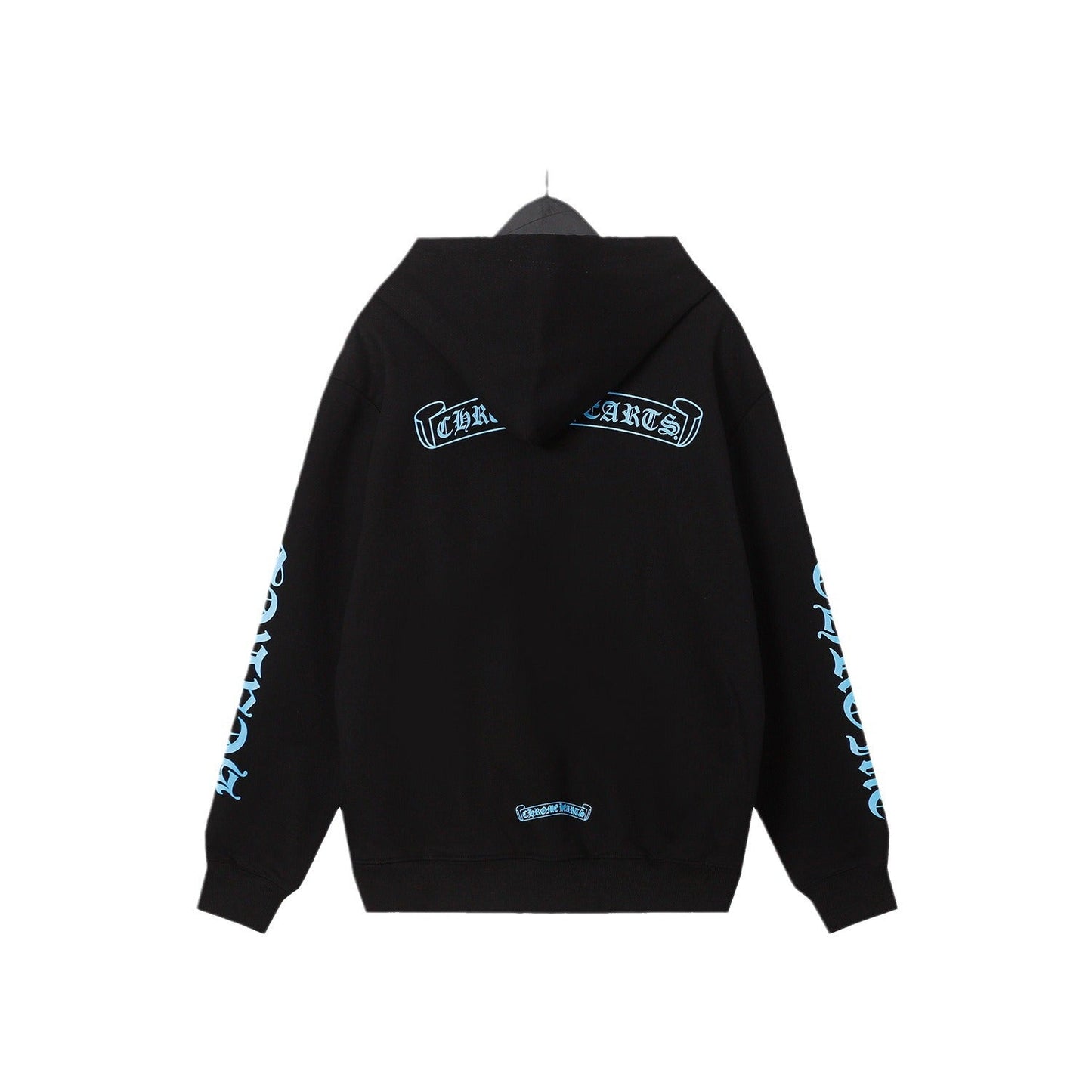 Chrome Heart HoodieCH Premium Lightning Blue Zipper Hooded Sweater Jacket Cardigan