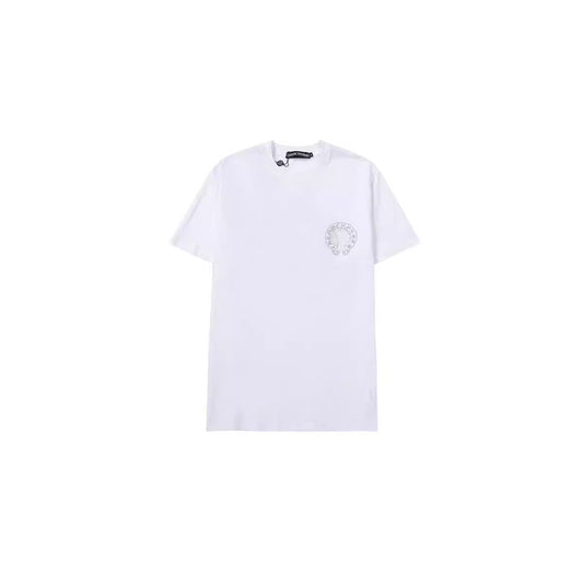 CHH Chrome Heart T Shirts Crowe Fashion ins Ghost 3D Printing Pure T-Shirt Summer