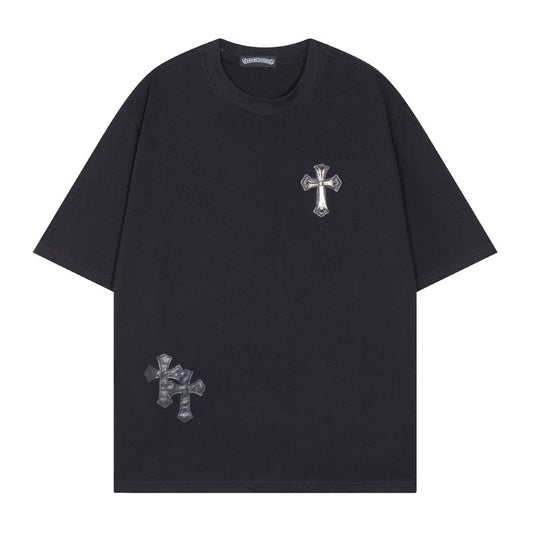 CHH Chrome Heart T Shirts T-Shirt Short Sleeve Cross