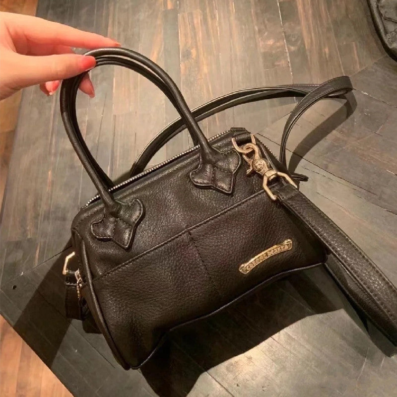 Chrome Heart Leather Bag Crossbody