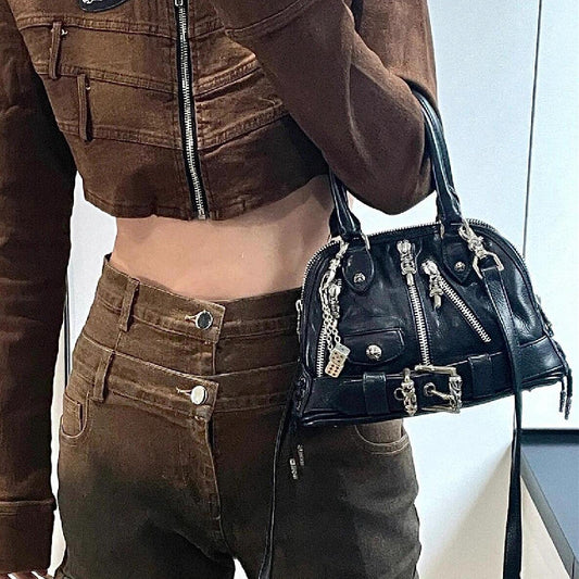 Chrome Heart Leather Bag