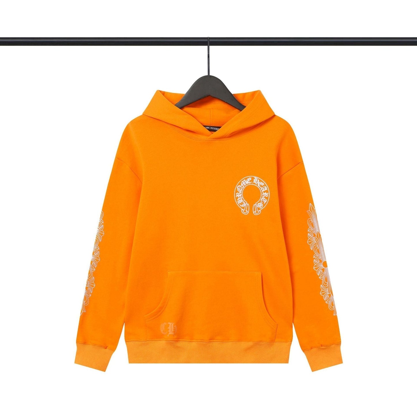 Chrome Heart Hoodie Chrome Hearts Casual Print Casual Hooded Sweater