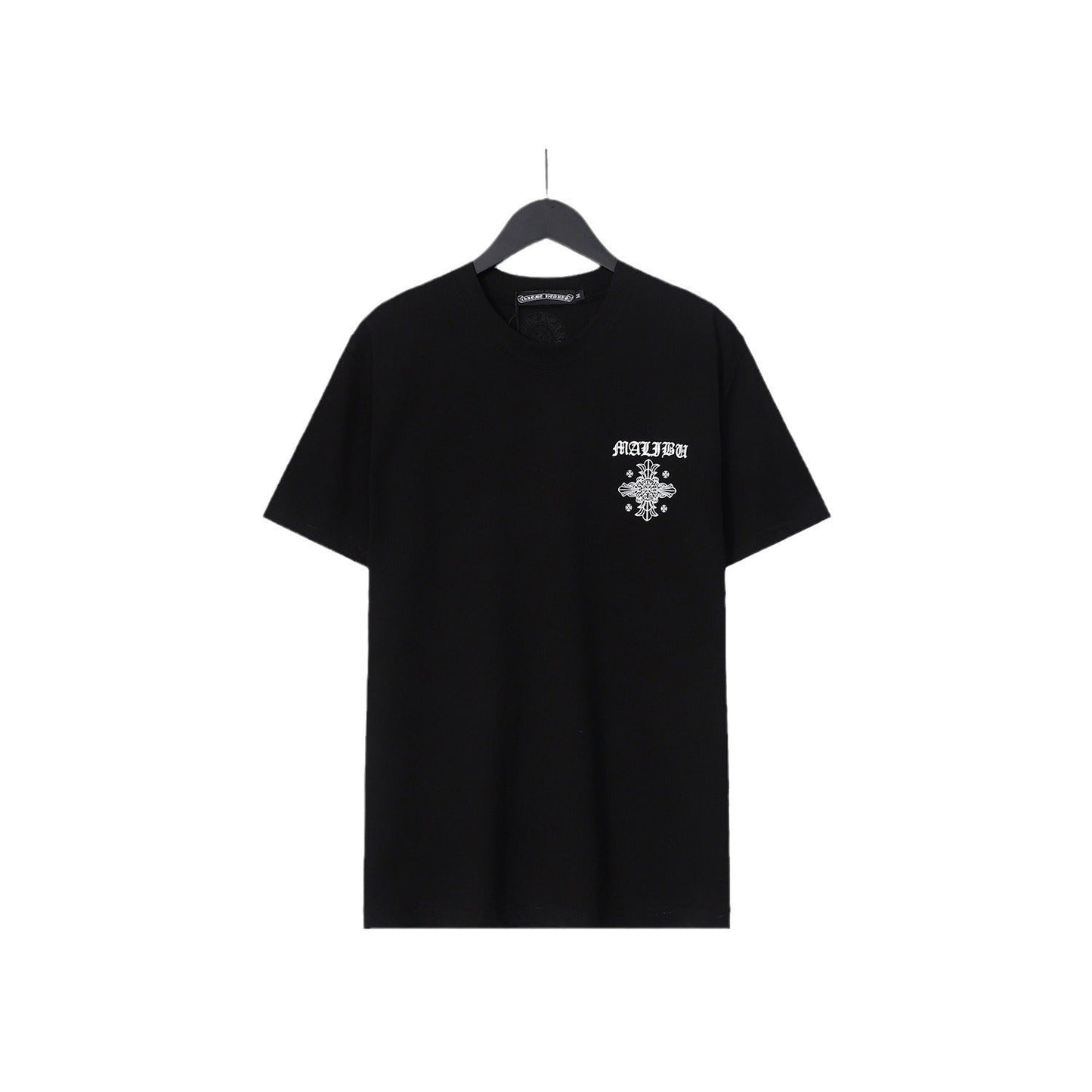 CHH Chrome Heart T Shirts Sanskrit Cross Horseshoe Letter Flower Short Sleeve T-Shirt